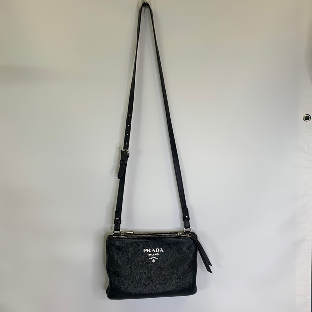 Prada Vitello Phenix Bandoliera crossbody.